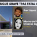 Permanece grave niño lesionado en choque donde murió su abuela en Barrio de Londres