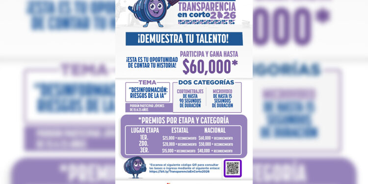 Invita SFP a jóvenes a participar en el concurso “Transparencia en Corto 2026”