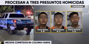 Vinculan a proceso a tres hombres por homicidio y tentativa de homicidio en la colonia Karike