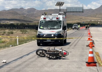Muere adolescente motociclista tras ser arrollado por un tráiler en el Libramiento Oriente