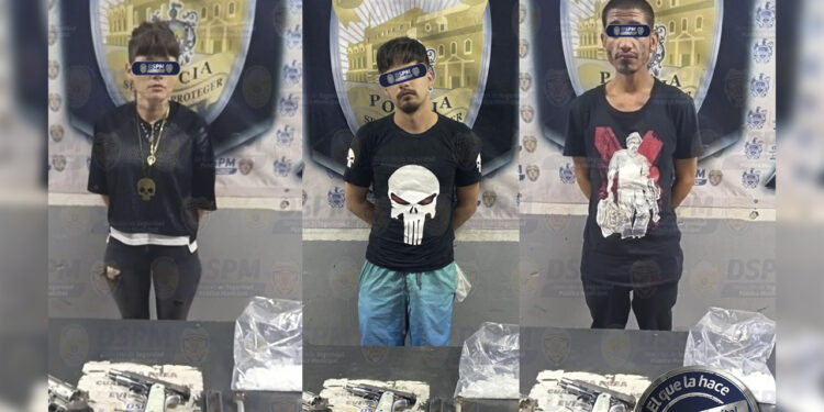 Los detienen por hacer destrozos en hotel de la Vialidad CH-P; les aseguran armas y droga