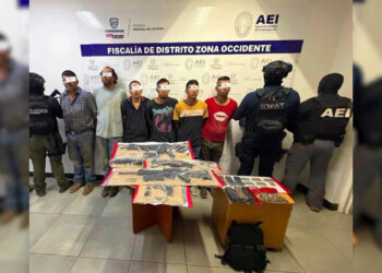 Detienen a ocho presuntos integrantes de célula criminal ligada a homicidios en Cuauhtémoc