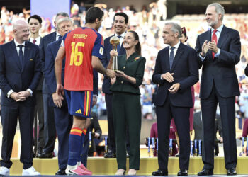 Participa Claudia Sheinbaum en la premiación de la final de la Copa Mundial de la FIFA 2026