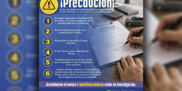 Pide Fiscalía tener precaución al firmar contratos para autofinanciamientos