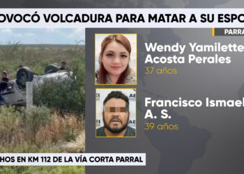 Provocó volcadura para matar a su esposa