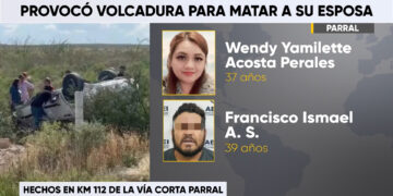 Provocó volcadura para matar a su esposa