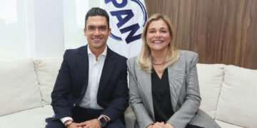 Maru Campos se reúne con el dirigente nacional del PAN