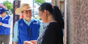Recorre Rafa Loera 10 colonias de la ciudad en 12 horas