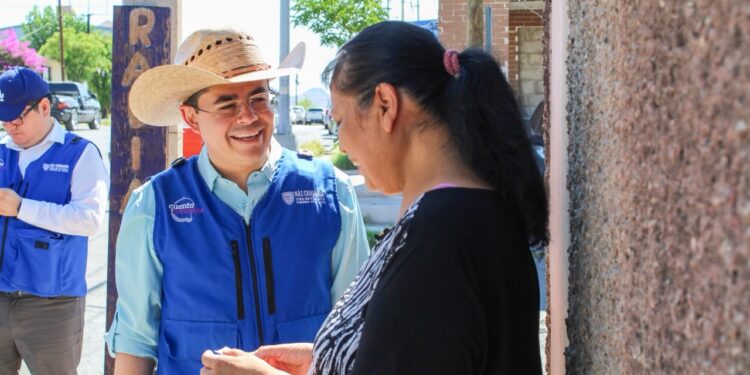 Recorre Rafa Loera 10 colonias de la ciudad en 12 horas