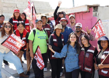 Recorrió Andrea Chávez calles de Ciudad Juárez