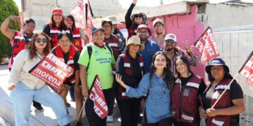 Recorrió Andrea Chávez calles de Ciudad Juárez