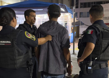 Refuerza Policía Municipal vigilancia nocturna en el Centro para brindar mayor seguridad