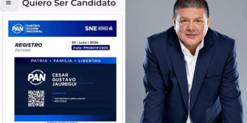 Se registra César Jáuregui Moreno en el proceso interno del PAN por la alcaldía de Chihuahua