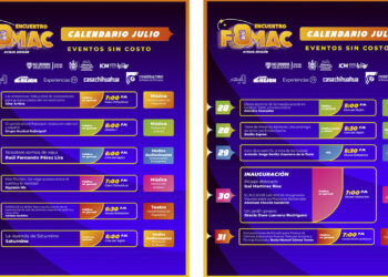 Presenta Municipio calendario de actividades de julio del Encuentro FOMAC 8