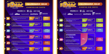 Presenta Municipio calendario de actividades de julio del Encuentro FOMAC 8