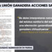 Unión Ganadera respalda acciones tras detección de gusano barrenador en Parral