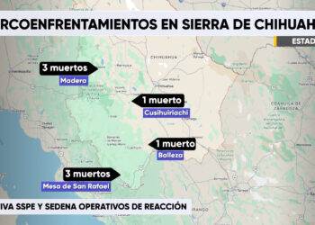 Ocho muertos dejan enfrentamientos armados en Chihuahua en menos de 24 horas