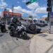 Volcadura en la avenida Vallarta deja seis lesionados
