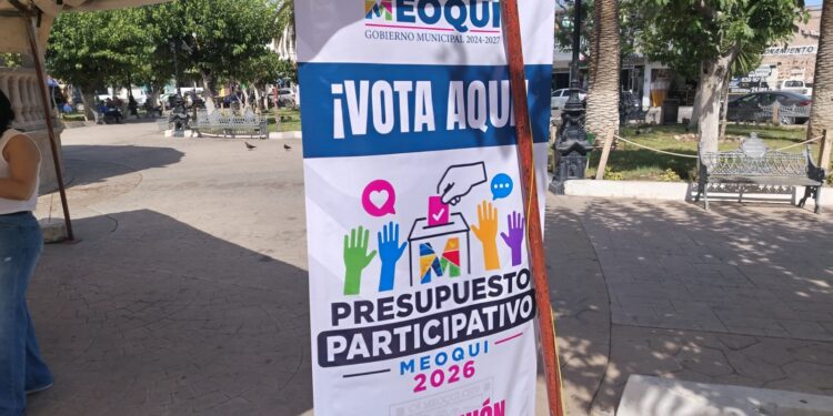 Votan meoquenses en el Presupuesto Participativo 2026