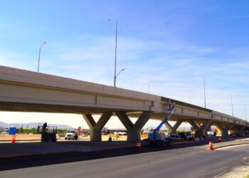 Continúan Trabajos finales del puente de carretera Aldama y Fuerza Aérea
