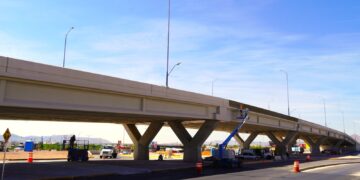 Continúan Trabajos finales del puente de carretera Aldama y Fuerza Aérea