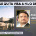 Estados Unidos revoca visa a Andrés Manuel López Beltrán
