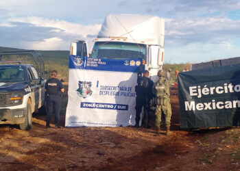 Asegura SSPE tráiler y toma clandestina de hidrocarburos en El Peñól