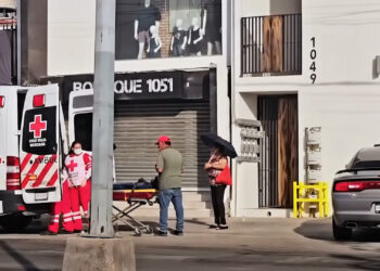Hombre resulta lesionado tras caer de un balcón en la colonia Nacional