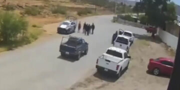 Captan en video riña entre policías de Chihuahua y Aquiles Serdán