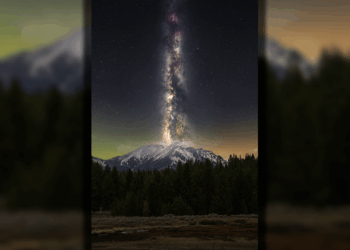 Captan la belleza de la Vía Láctea desde Yellowstone