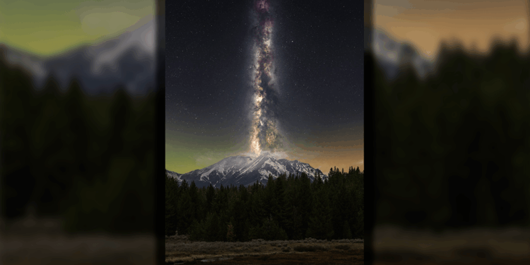 Captan la belleza de la Vía Láctea desde Yellowstone