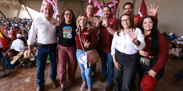 Encabeza Cruz Pérez Cuéllar asamblea informativa de Morena en Ciudad Juárez
