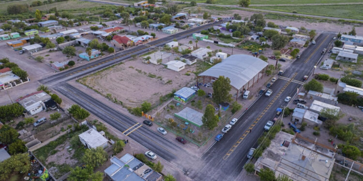 Entrega Ayuntamiento de Meoqui tres obras de infraestructura en Nuevo Loreto