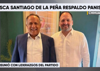 Santiago de la Peña se reúne con exdirigente estatal del PAN