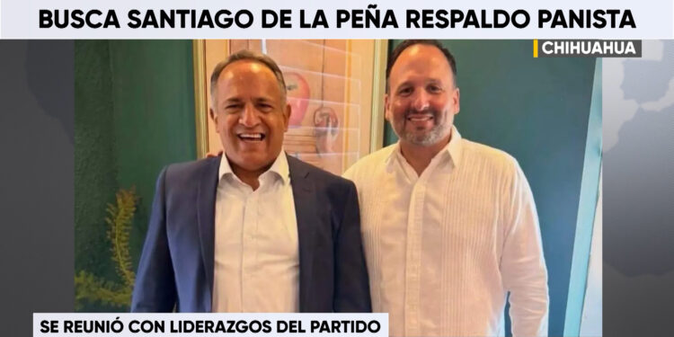 Santiago de la Peña se reúne con exdirigente estatal del PAN