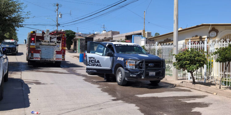 Incendio en vivienda de la colonia Pavis Borunda