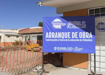 Invierten 2 mdp en infraestructura para el Jardín de Niños 10 de Mayo en Cuauhtémoc