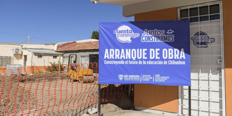Invierten 2 mdp en infraestructura para el Jardín de Niños 10 de Mayo en Cuauhtémoc