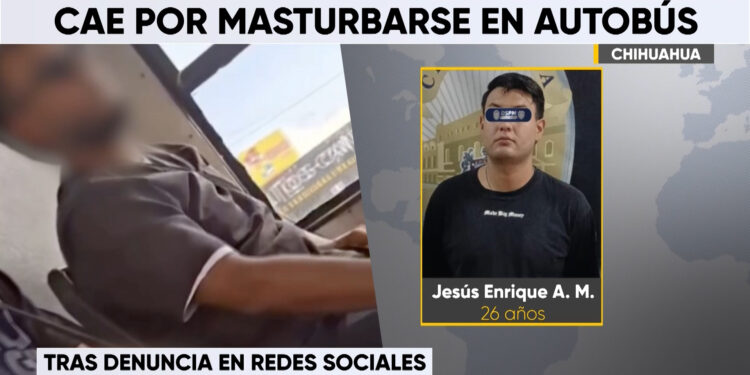 Detienen a sujeto por actos inapropiados en camión urbano