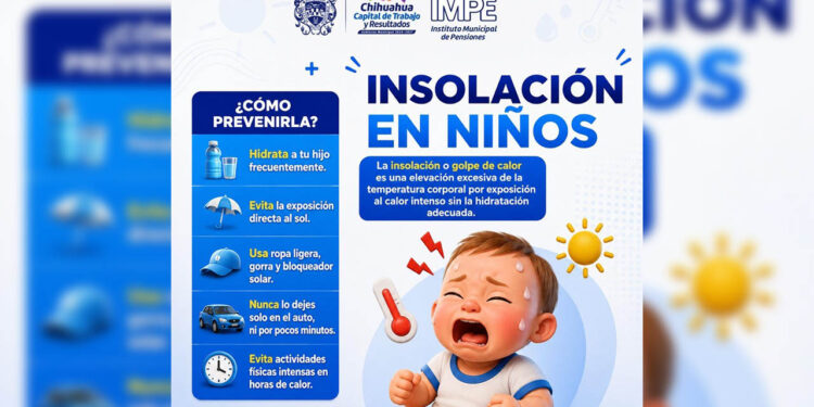 Llaman a prevenir insolación en niños con recomendaciones básicas