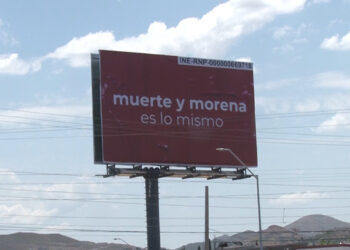PAN coloca espectaculares contra Morena en Chihuahua y Ciudad Juárez