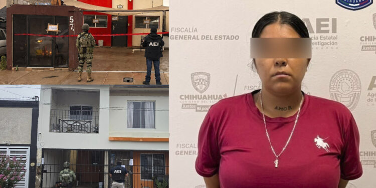 Realiza dos cateos en Cuauhtémoc; detienen a mujer y aseguran droga y celulares