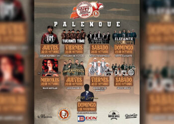 Revelan la cartelera oficial de artistas para el Palenque de la Expogan 2026