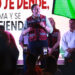 Señala Cruz Pérez Cuéllar rezago en el sur de la capital durante una asamblea en Punta Oriente
