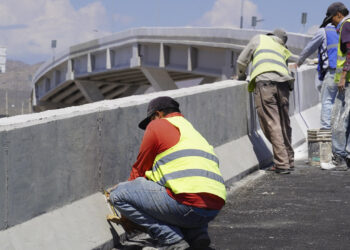 Supera el 90% de avance el Paso Superior de Los Nogales e Industrias