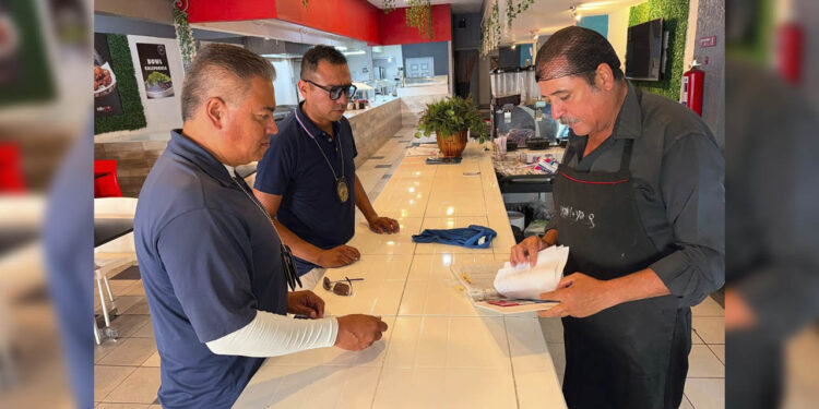 Supervisa Gobernación Municipal 200 establecimientos y emite 10 actas administrativas